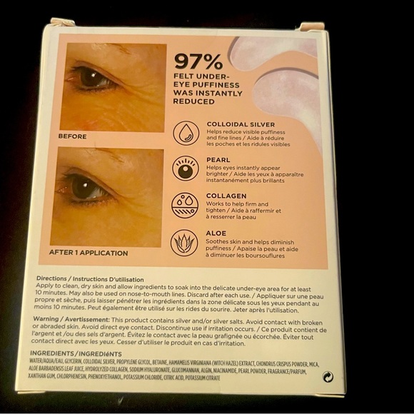 BEAUTY BIO Bright Eyes Depuffing and brightening eye gels 8 pack NIB - Picture 5 of 5